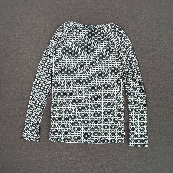 Under Armour Long Sleeve Shirt Navy/Light Blue Heat Gear Baselayer Sz M - Picture 5 of 9